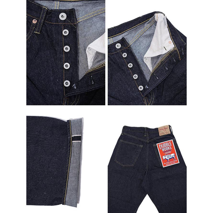 DUBBLEWORKS（ダブルワークス） 　27002 12oz. ワイドストレートジーンズ　 WIDE STRAIGHT DENIM PANTS   One Wash   ジーンズ   アメカジ   メンズ | DUBBLEWORKS | 02