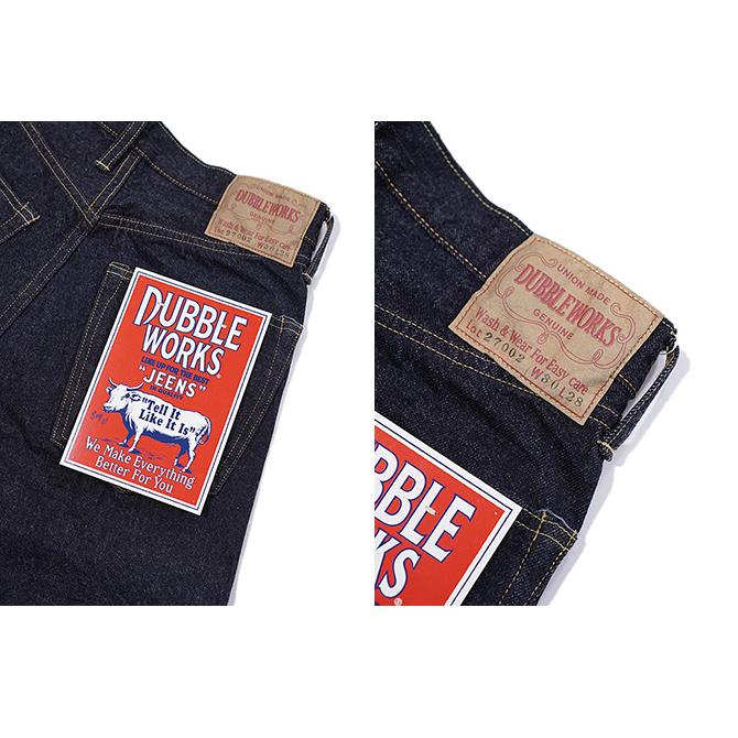 DUBBLEWORKS（ダブルワークス） 　27002 12oz. ワイドストレートジーンズ　 WIDE STRAIGHT DENIM PANTS   One Wash   ジーンズ   アメカジ   メンズ | DUBBLEWORKS | 03