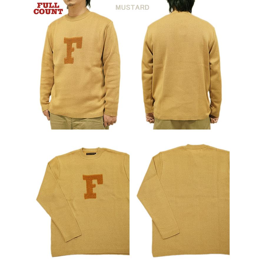 FULLCOUNT（フルカウント） 　3010 レタードコットンセーター　 Lettered Cotton Sweater   ニットウェア   アメカジ   メンズ | FULLCOUNT | 03