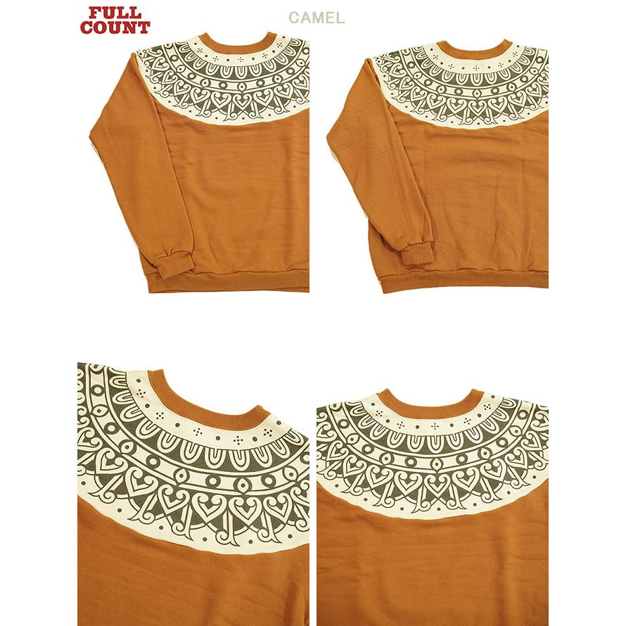 フルカウント FULLCOUNT 3764 トライバルパターンスウェット  Tribal Pattern Sweatshirts   雪柄スウェット   スウェット   アメカジ   メンズ | FULLCOUNT | 04