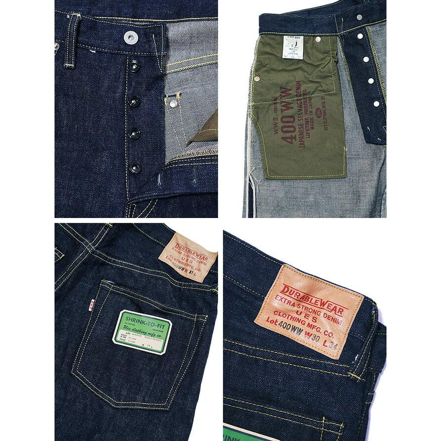 UES（ウエス）  400-WW　 14.9oz  大戦モデルデニム　 WWII    ジーンズ   アメカジ   メンズ | UES | 02