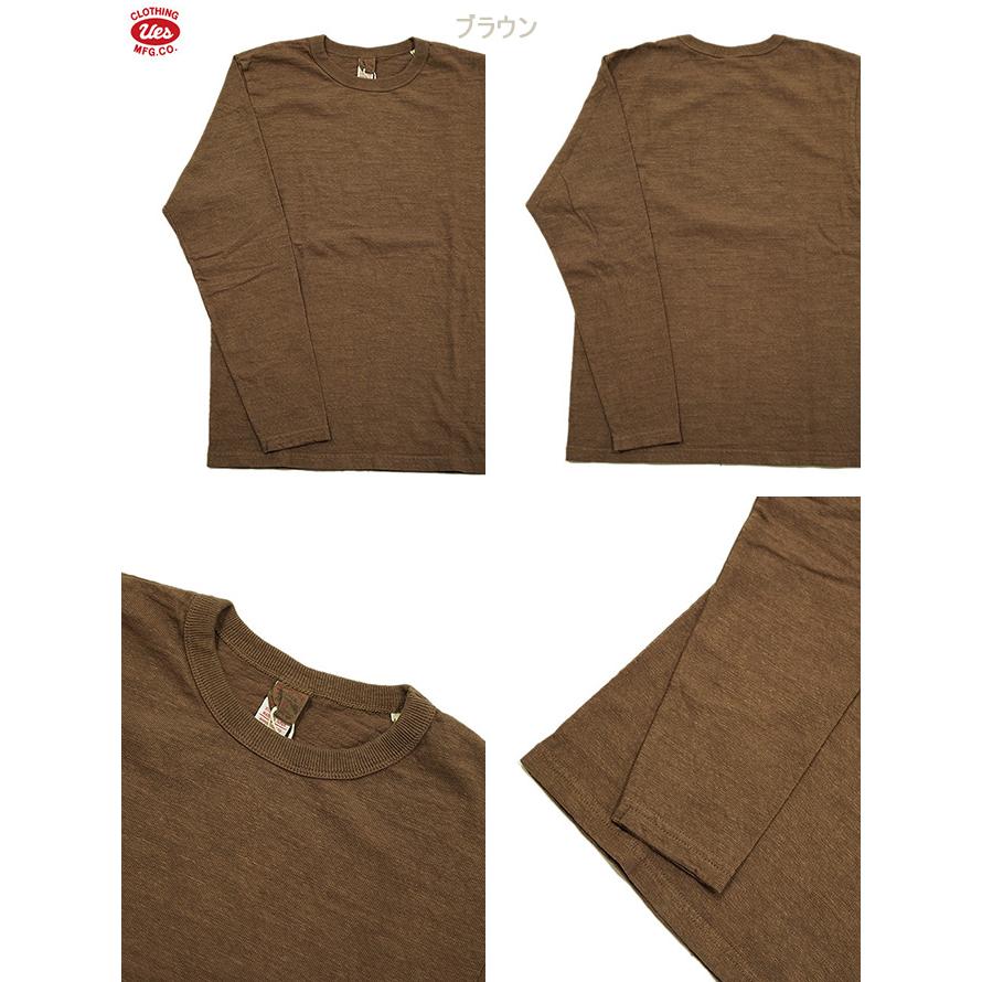 ウエス UES 602301 8番スラブネップ長袖Tシャツ  Long Sleeve T-Shirts   スウェット   アメカジ   メンズ | UES | 06