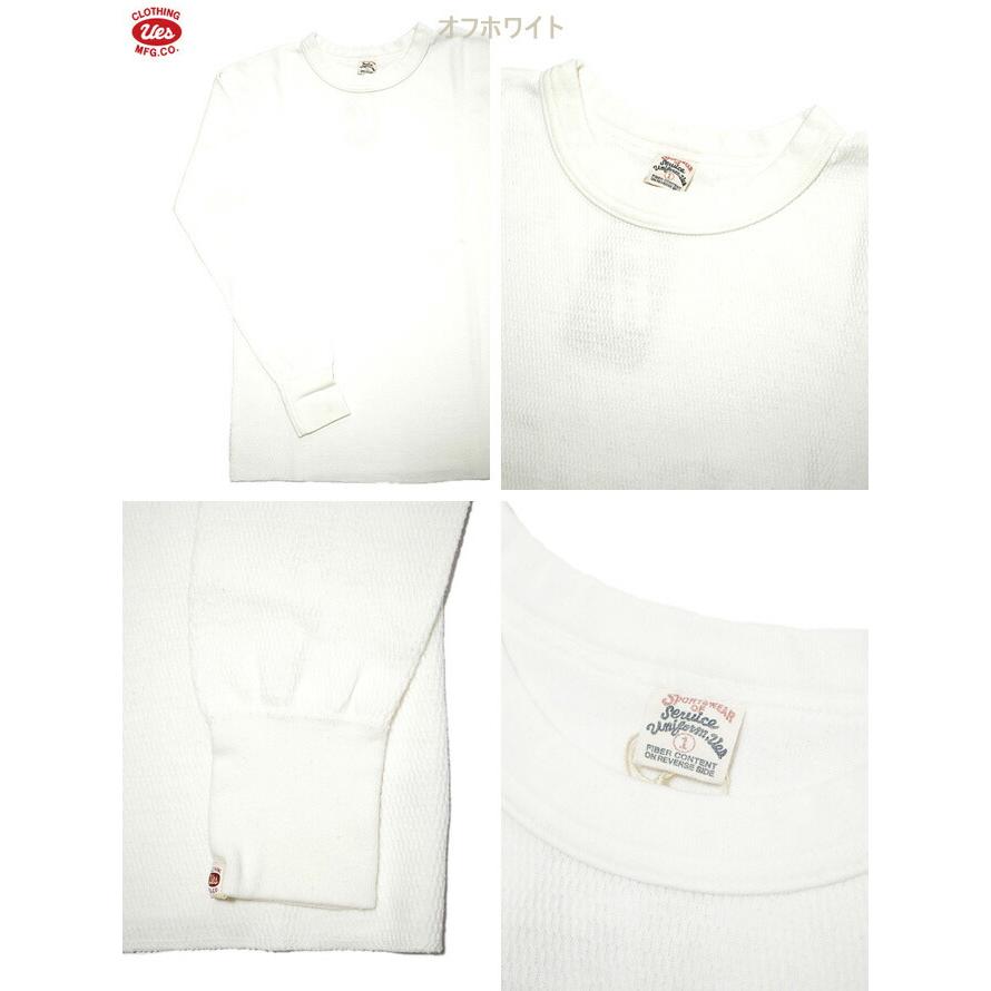 UES（ウエス）  602351　三本針サーマル  長袖Tシャツ   カットソー   アメカジ   メンズ | UES | 03