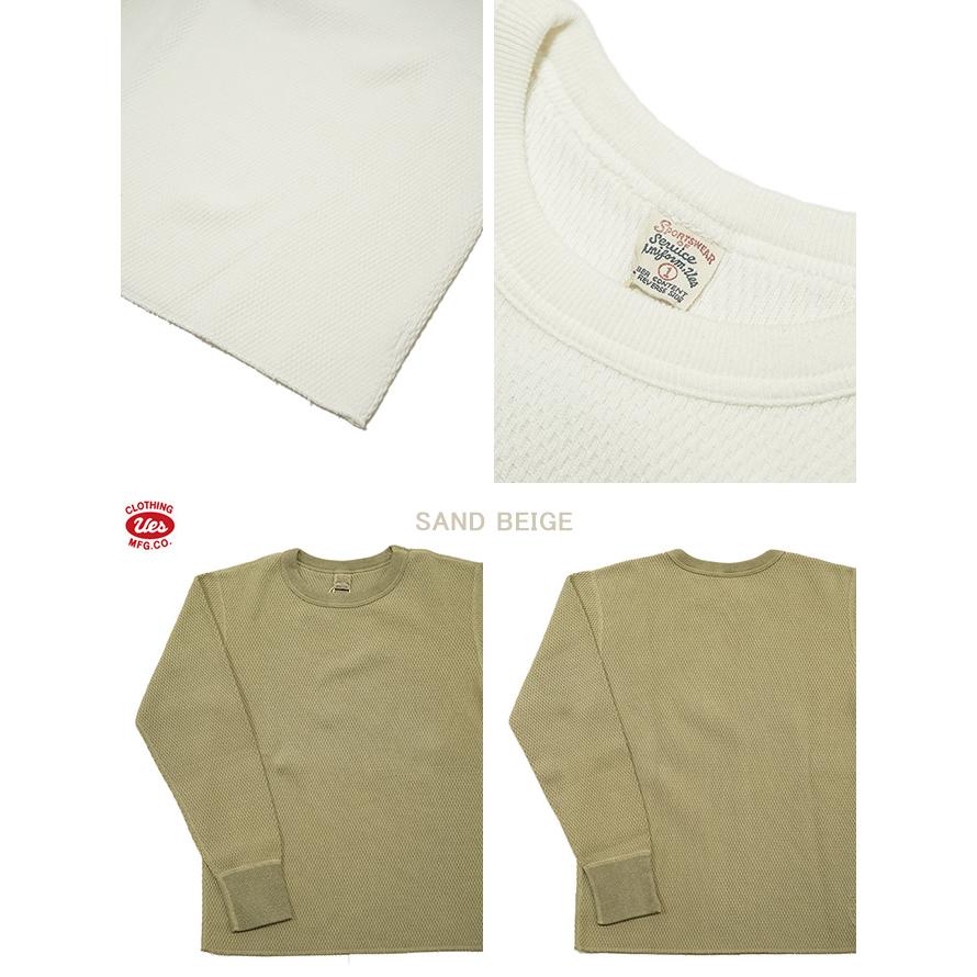 ウエス　UES　60WH　ダブルハニカムサーマル　 [ Heavy Thermal ]　長袖Tシャツ　カットソー　アメカジ　メンズ | UES | 05