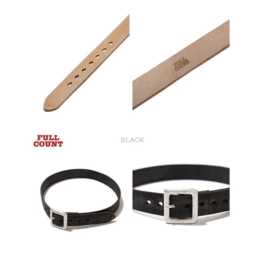 FULLCOUNT（フルカウント）  6211 ワイルドレザーギャリソンベルト　 Wild Leather Garrison Belt   ベルト   アメカジ   メンズ | FULLCOUNT | 02