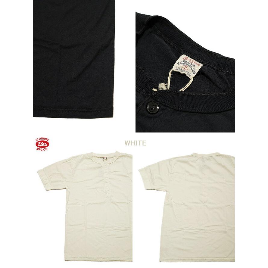 UES（ウエス） 　652130　スーピマヘンリーネックTシャツ  Henry Neck T-Shirt   半袖Tシャツ   カットソー   アメカジ   メンズ | UES | 02