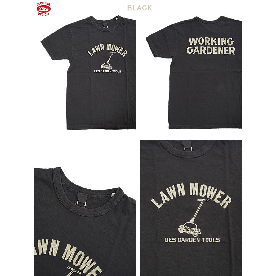 UES（ウエス）  652308 プリントTシャツ　 LAWN MOWER   半袖Tシャツ   カットソー   アメカジ   メンズ | UES | 01