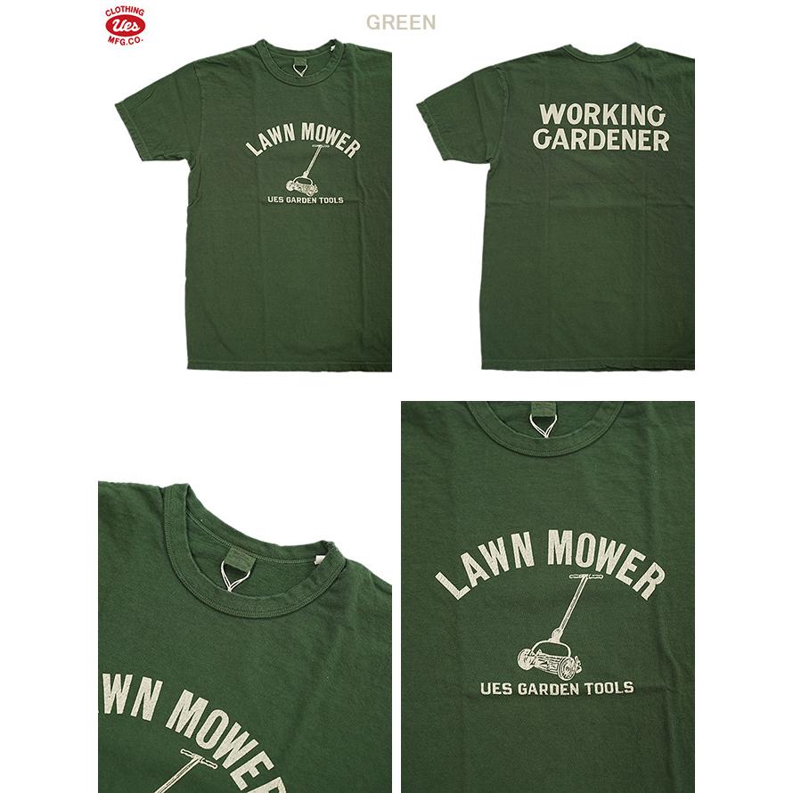 UES（ウエス）  652308 プリントTシャツ　 LAWN MOWER   半袖Tシャツ   カットソー   アメカジ   メンズ | UES | 04