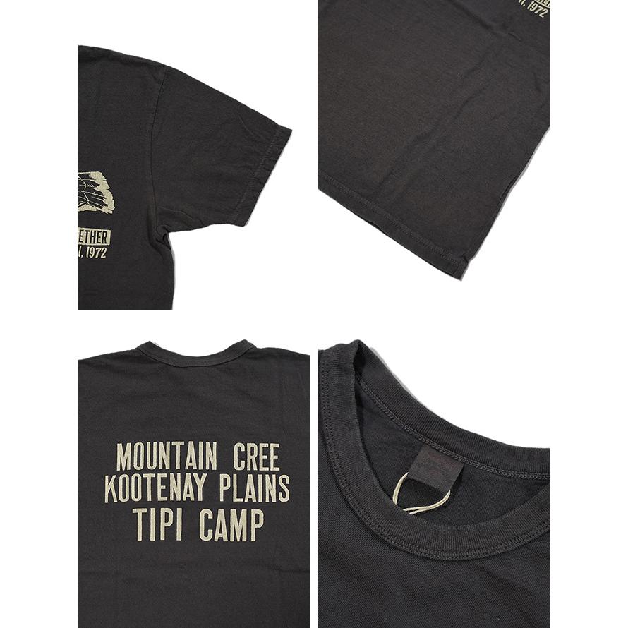 UES（ウエス）  652309 プリントTシャツ　 TIPI CAMP   半袖Tシャツ   カットソー   アメカジ   メンズ | UES | 02