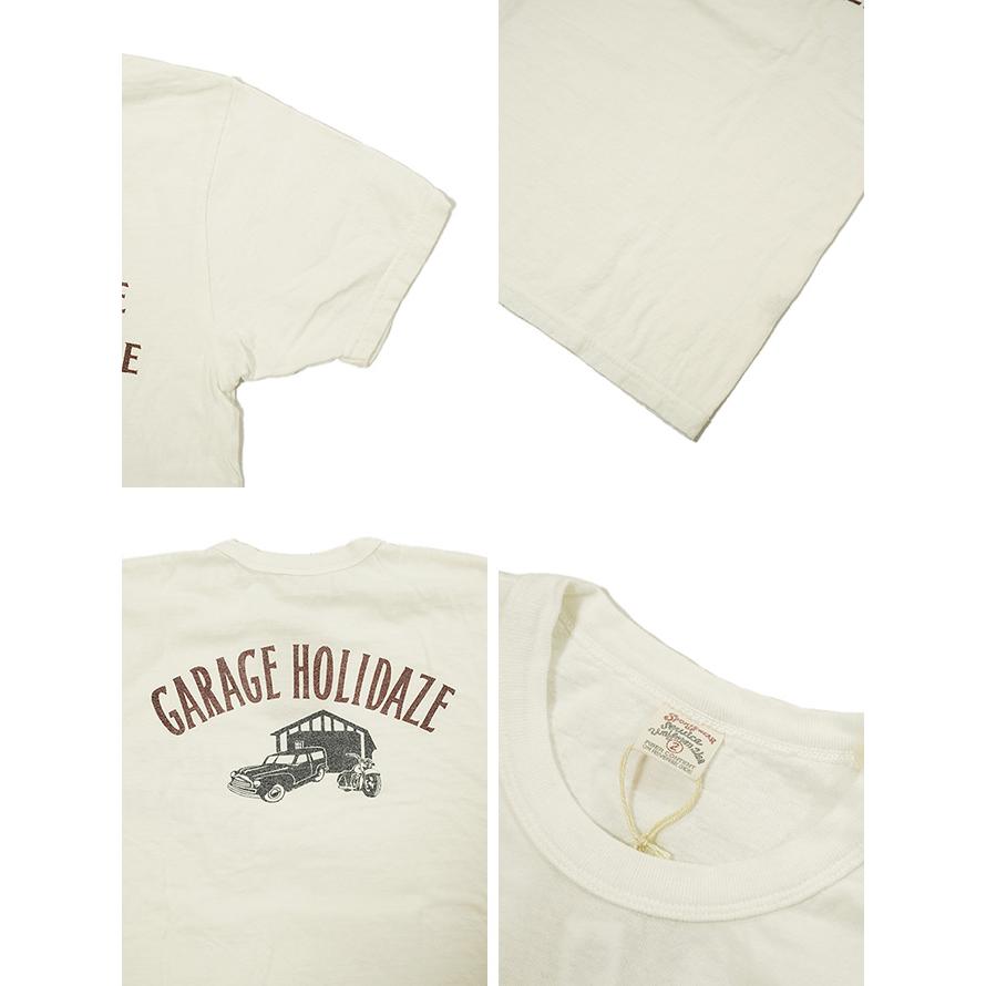 UES（ウエス）  652311 プリントTシャツ　 GARAGE HOLIDAZE   半袖Tシャツ   カットソー   アメカジ   メンズ | UES | 04