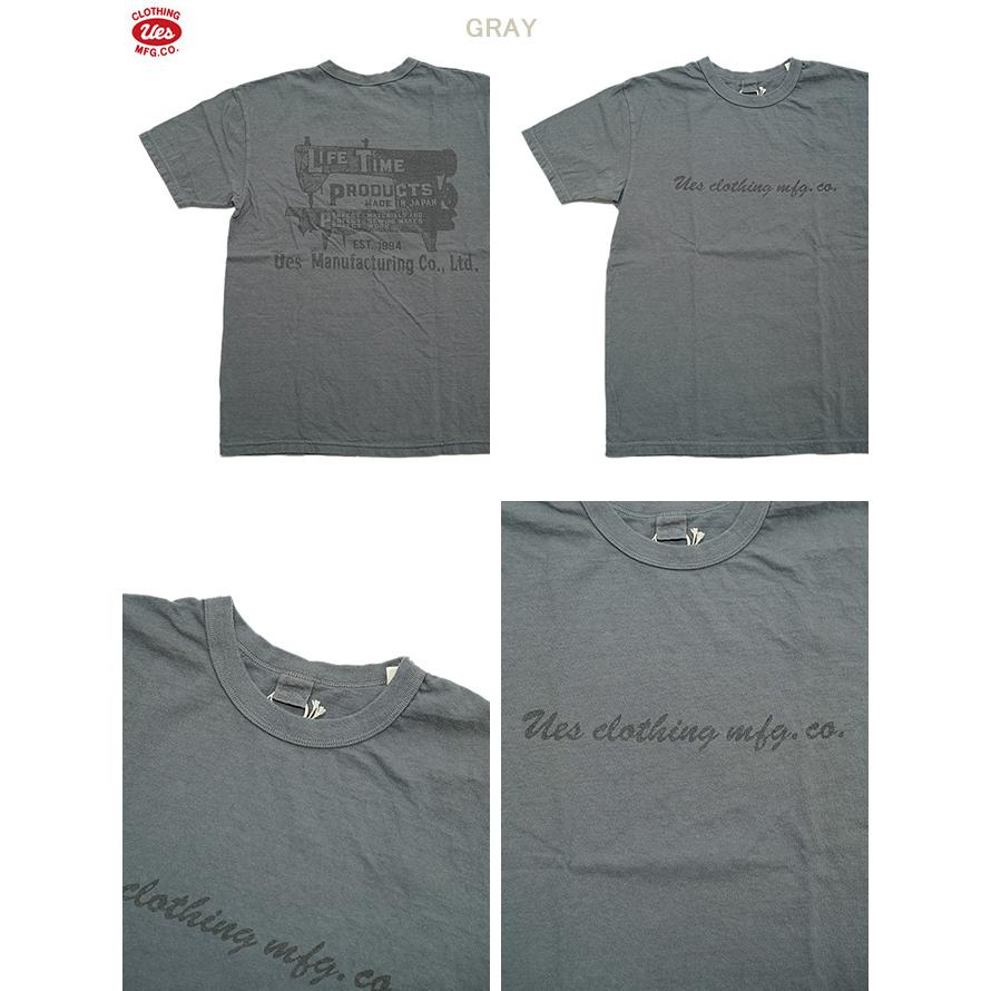 ウエス　UES　652503　プリントTシャツ　[ SEWING MACHINE ]　半袖Tシャツ　カットソー　アメカジ　メンズ | UES | 01