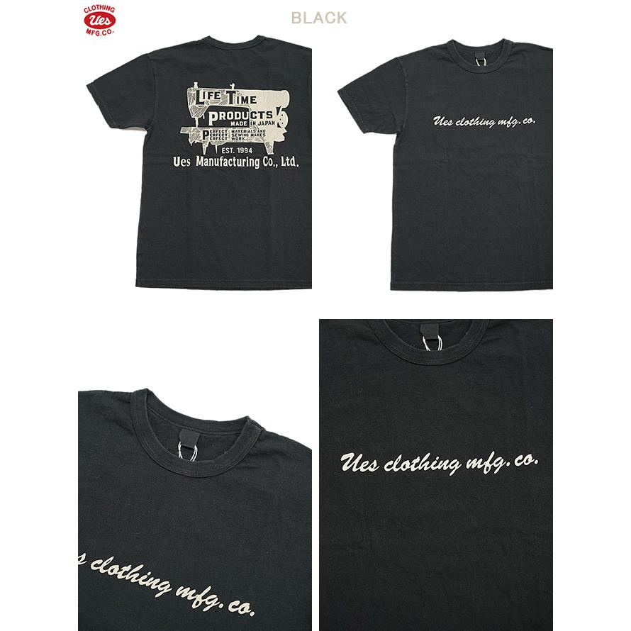 ウエス　UES　652503　プリントTシャツ　[ SEWING MACHINE ]　半袖Tシャツ　カットソー　アメカジ　メンズ | UES | 03