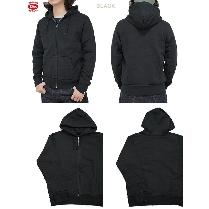ウエス　UES　72ZP-RF　スウェットZIPパーカー　 Zip Sweat Parka   パーカー   アメカジ   メンズ | UES | 01