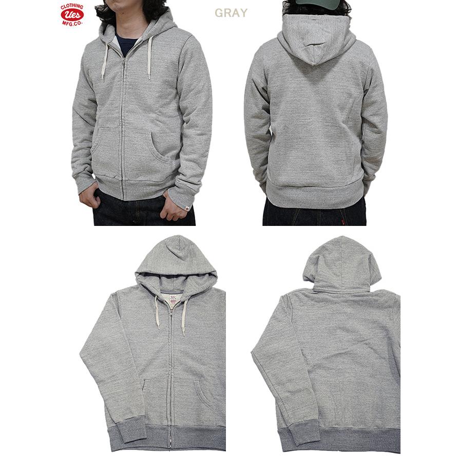 ウエス　UES　72ZP-RF　スウェットZIPパーカー　 Zip Sweat Parka   パーカー   アメカジ   メンズ | UES | 03