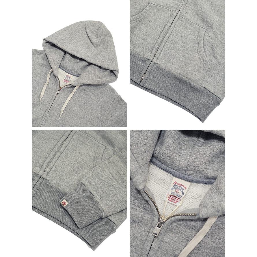 ウエス　UES　72ZP-RF　スウェットZIPパーカー　 Zip Sweat Parka   パーカー   アメカジ   メンズ | UES | 04