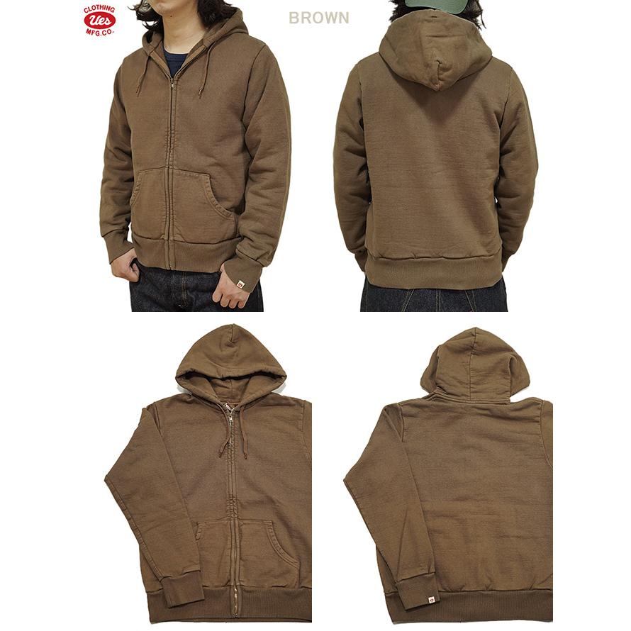 ウエス　UES　72ZP-RF　スウェットZIPパーカー　 Zip Sweat Parka   パーカー   アメカジ   メンズ | UES | 05