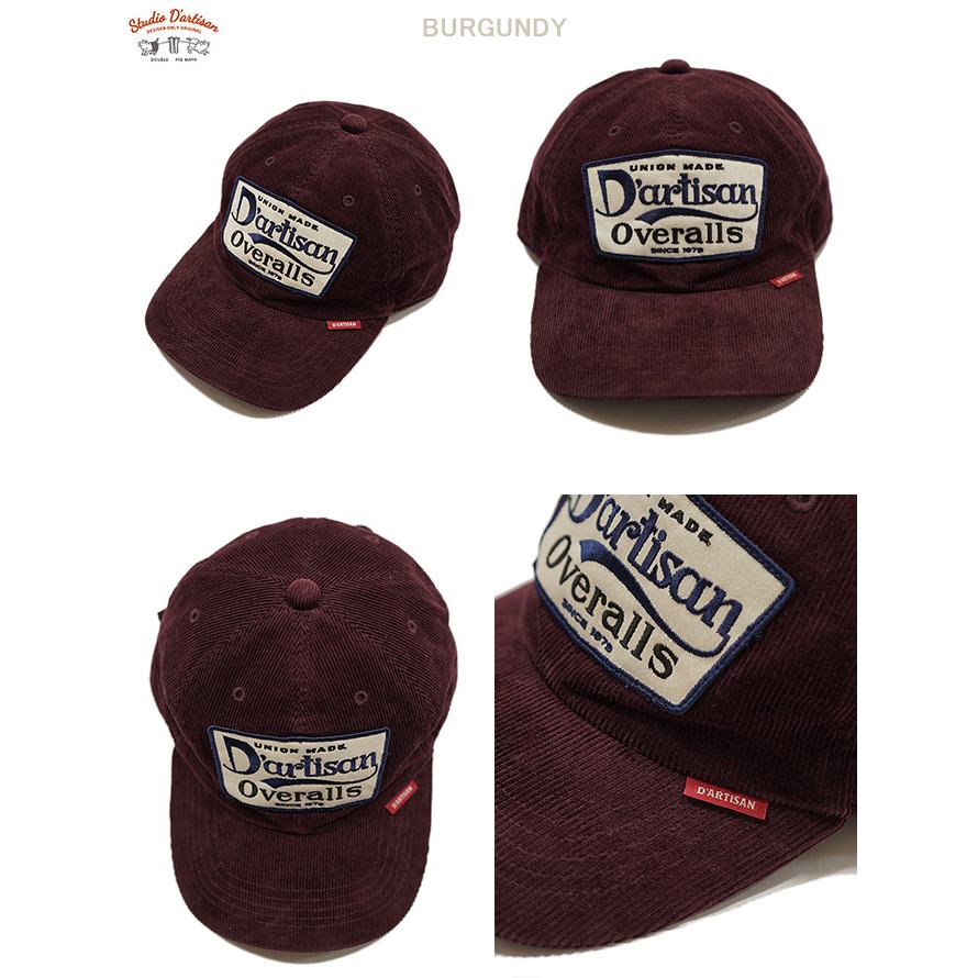 ステュディオダルチザン　STUDIO D'ARTISAN　7560　コーデュロイキャップ　[ Corduroy Cap ]　ベースボールキャップ　アメカジ   メンズ | STUDIO D'ARTISAN | 04