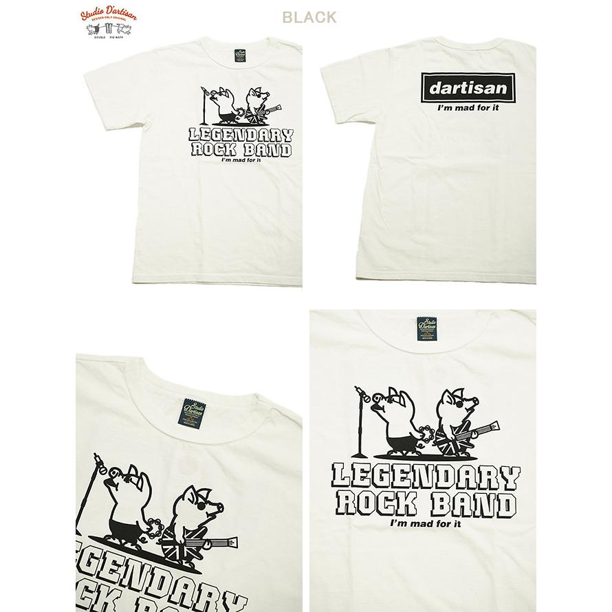 ステュディオダルチザン　STUDIO D'ARTISAN　8144B　USAコットンプリントTシャツ　[ ROCK BAND ]　半袖Tシャツ　カットソー　アメカジ　メンズ | STUDIO D'ARTISAN | 05