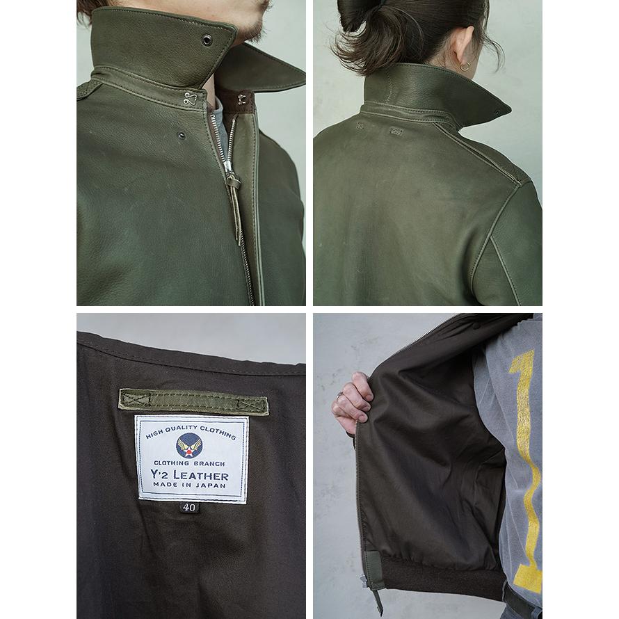 ワイツーレザー　Y'2 LEATHER　A-2SP　TYPE A-2 Deer Skin 鹿革　限定モデル　レザージャケット　革ジャン |  | 03
