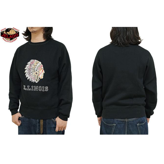 ジェラード　JELADO　AB12201　 電着フロッキープリントスウェット [ ILLINOIS ]　スウェット　アメカジ　メンズ | JELADO | 05
