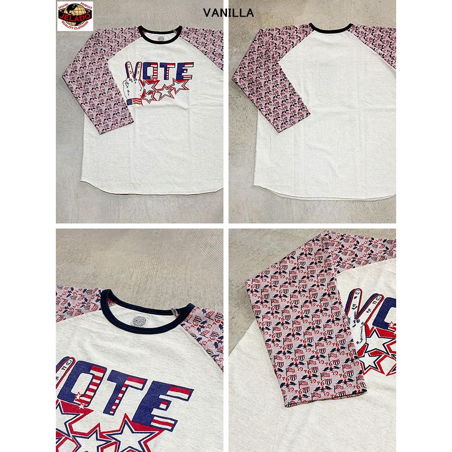 ジェラード　JELADO　AB23212　Raglan Tee [ VOTE ] ベースボールTシャツ　アメカジ　メンズ | JELADO | 01