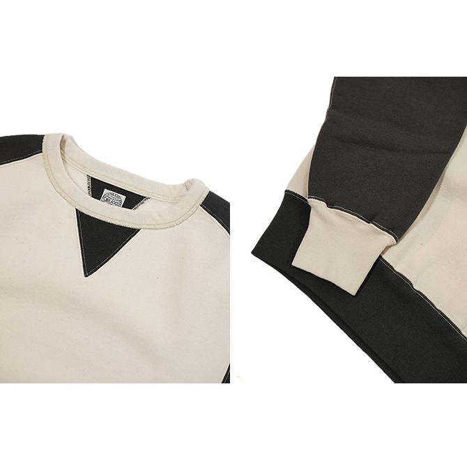 JELADO（ジェラード） 　AB73250 フリーダムスリーブスウェット  Champs 2 Ton   Vanilla x Smoke Black   スウェット   アメカジ   メンズ | JELADO | 02