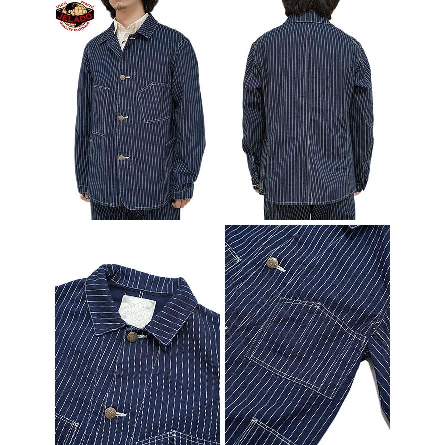 ジェラードJELADOウォバッシュストライプワークコート38