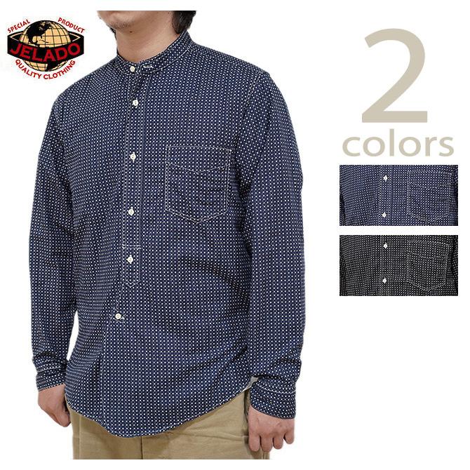 JELADO（ジェラード）  AG81121 バンドカラーシャツ　 Ellis   アメカジ   メンズ   長袖シャツ | JELADO