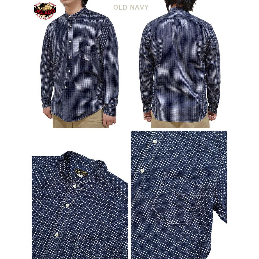 JELADO（ジェラード）  AG81121 バンドカラーシャツ　 Ellis   アメカジ   メンズ   長袖シャツ | JELADO | 01