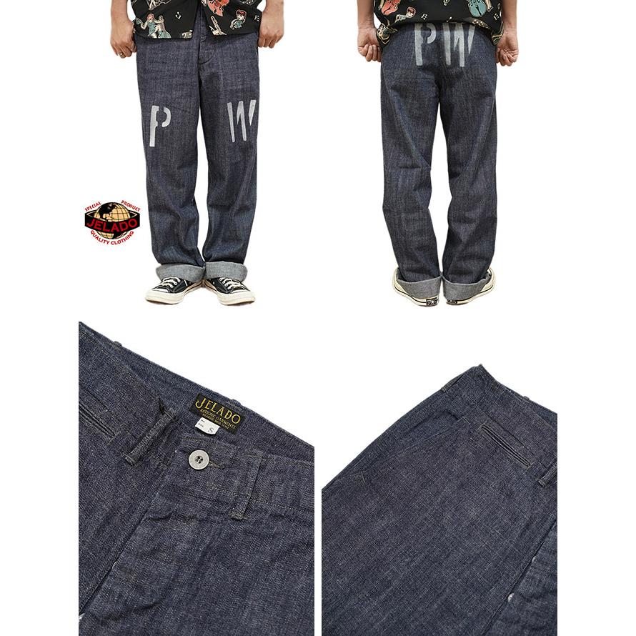 ジェラード　JELADO　AG94341DB　41デニム ステンシル　[ LASTRESORT DENIM ] [ P.W Stencil ]　ワークパンツ　アメカジ　メンズ | JELADO | 01