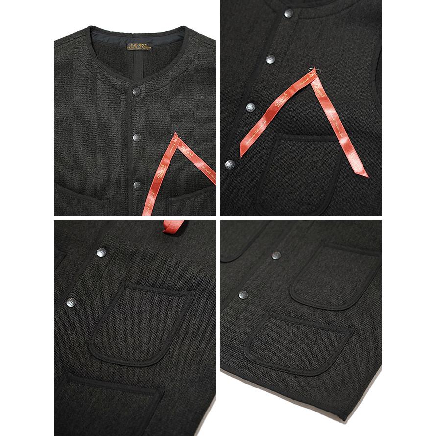 BROWN'S BEACH (ブラウンズビーチ) 　BBJ-001　ビーチクロスベスト　 EARLY VEST   FULLCOUNT   ベスト   アメカジ   メンズ | FULLCOUNT | 04