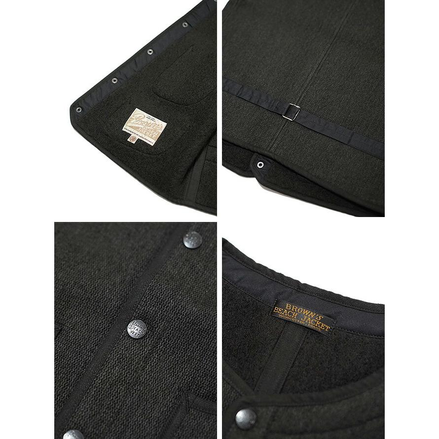 BROWN'S BEACH (ブラウンズビーチ) 　BBJ-018-2　スプリングアーリーベスト　 SPRING EARLY VEST   FULLCOUNT   ベスト   アメカジ   メンズ | FULLCOUNT | 05