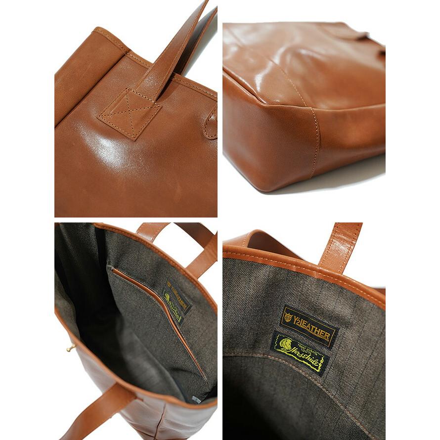 Y'2 LEATHER（ワイツーレザー） BG-08-S ホースハイドトートバッグ