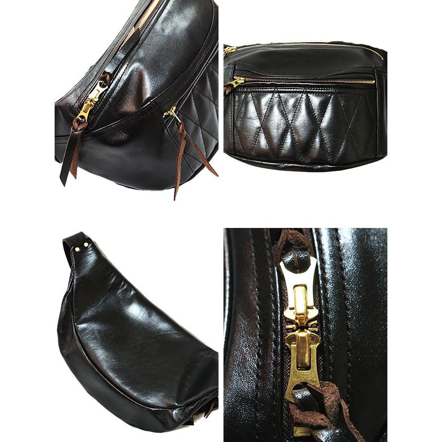 ワイツーレザー Y'2 LEATHER BG-09 ホースハイドウエストバッグ HORSE