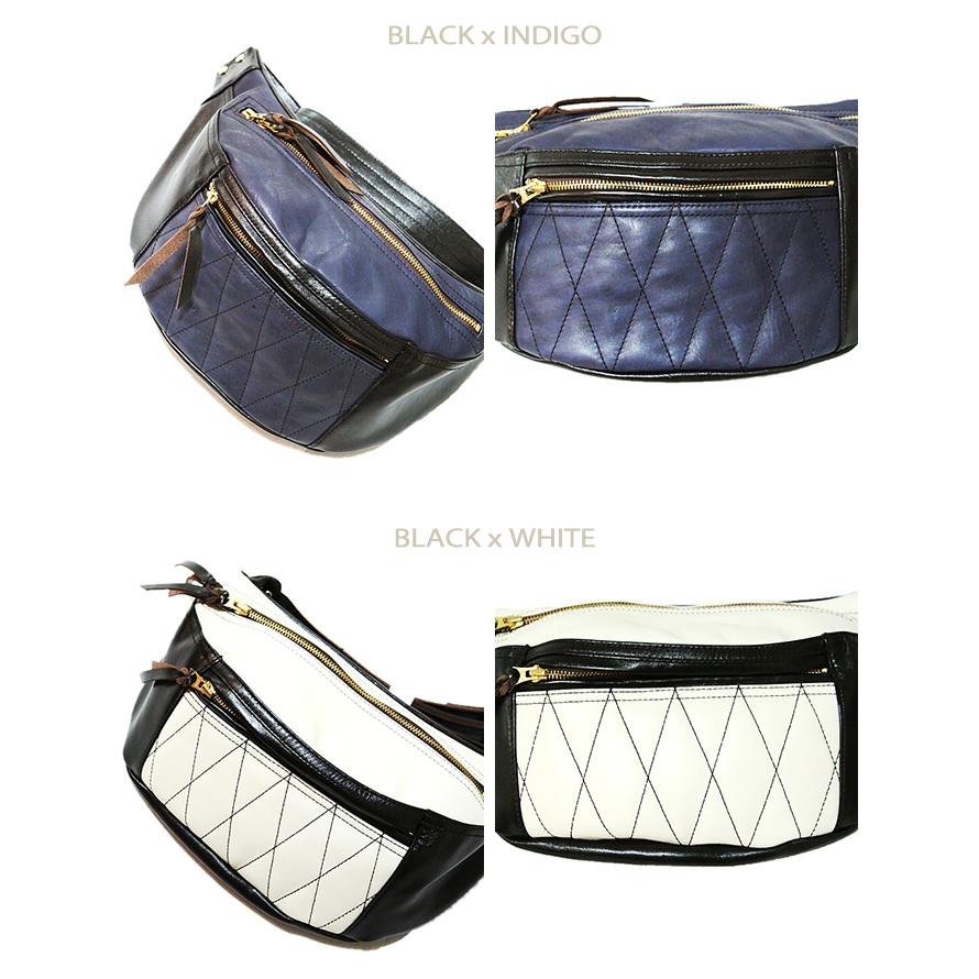 ワイツーレザー　Y'2 LEATHER　BG-09　ホースハイドウエストバッグ　HORSE HIDE WAIST BAG　馬革　バッグ・鞄　アメカジ　メンズ |  | 03