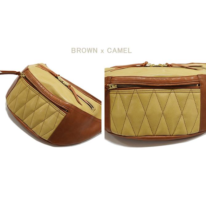 ワイツーレザー　Y'2 LEATHER　BG-09　ホースハイドウエストバッグ　HORSE HIDE WAIST BAG　馬革　バッグ・鞄　アメカジ　メンズ |  | 05