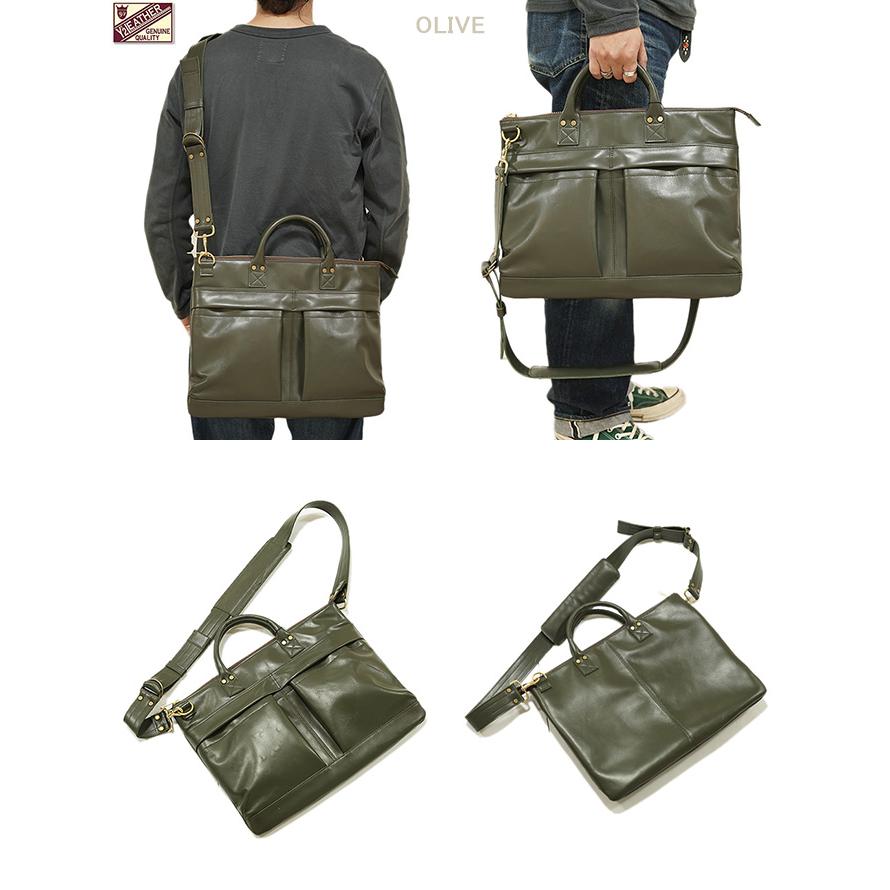 ワイツーレザー Y'2 LEATHER BG-20 HORSE HIDE HELMET BAG