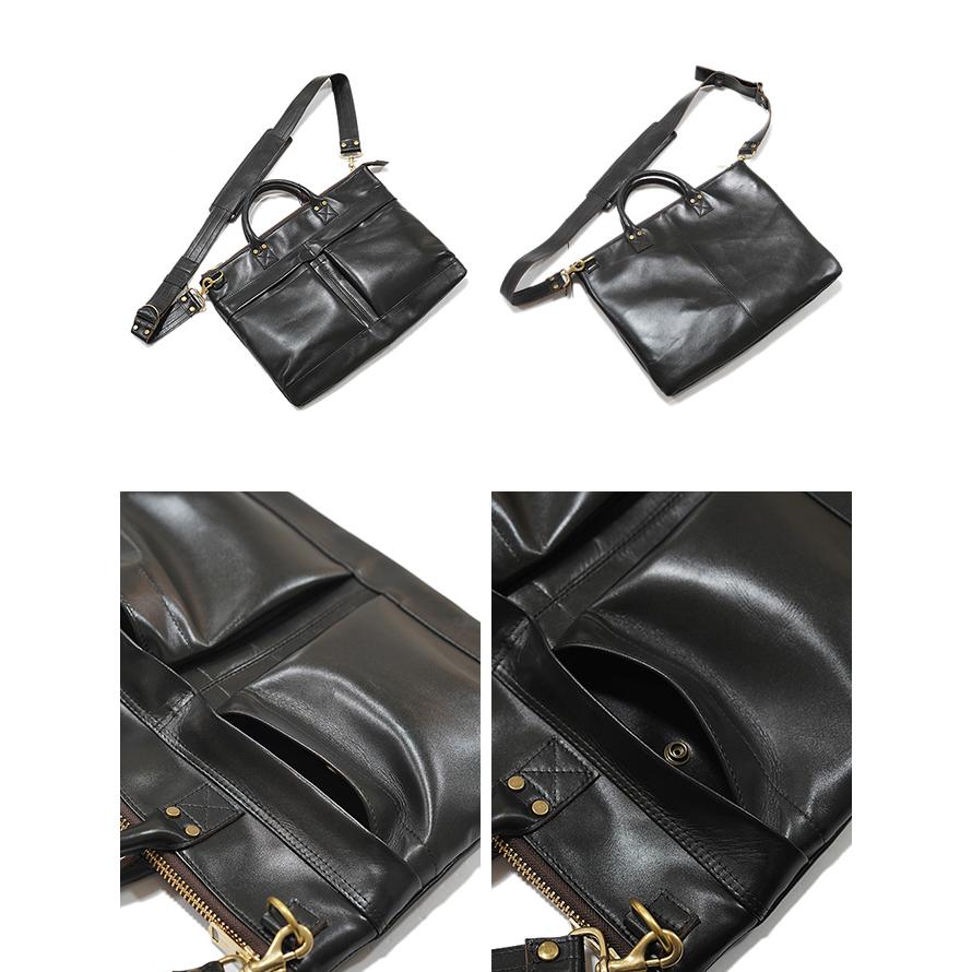 今だけ限界価格割引 Y2 LEATHER 黒 ヘルメットバッグ 馬革 y2