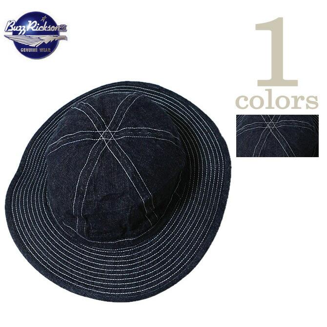 BUZZ RICKSON'S（バズリクソンズ）  インディゴデニムアーミーハット  HAT,WORKING,DENIM   BR01476A  再入荷  アメカジ   メンズ   帽子 | BUZZ RICKSON'S