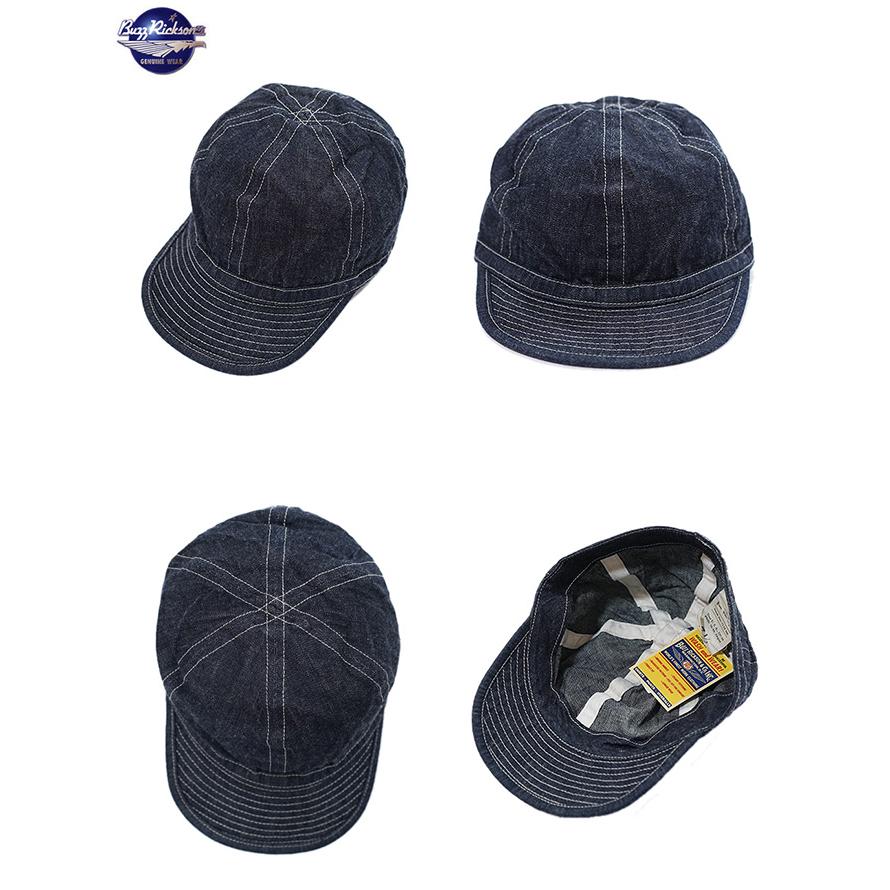 BUZZ RICKSON'S（バズリクソンズ）  BR02308 インディゴデニムアーミーキャップ  HAT,WORKING,DENIM (MOD)   アメカジ   メンズ   帽子 | BUZZ RICKSON'S | 01