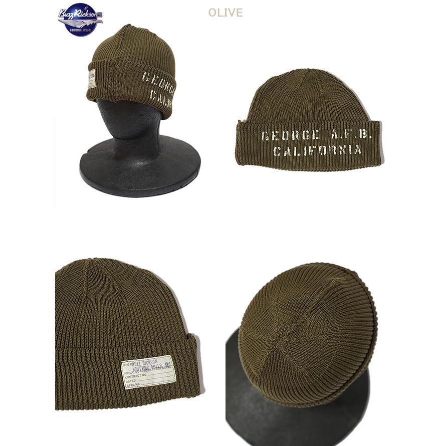 BUZZ RICKSON'S（バズリクソンズ）  BR02734 U.S.N. WATCH CAP  COTTON VERSION   GEORGE A.F.B   アメカジ   メンズ   ニットキャップ | BUZZ RICKSON'S | 02
