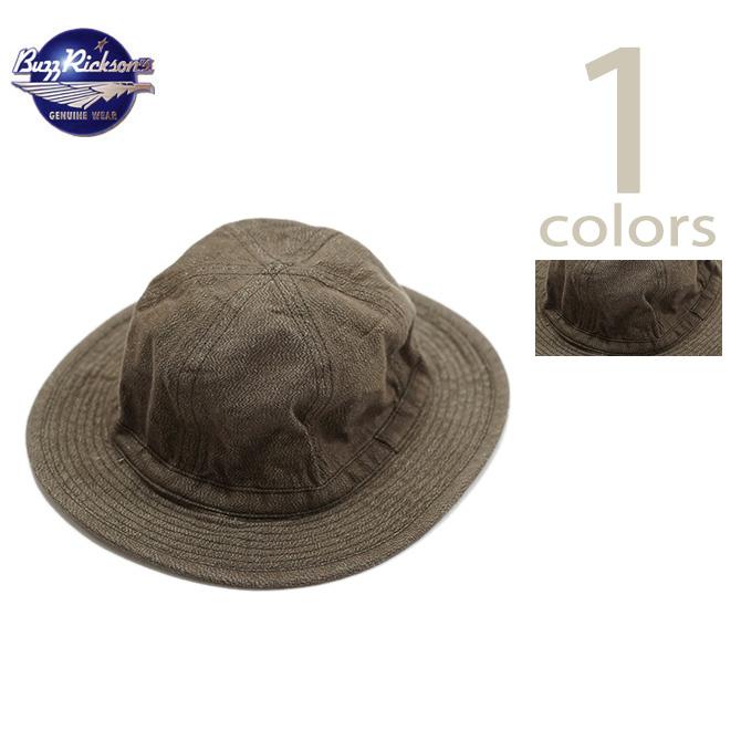 バズリクソンズ　BUZZ RICKSON'S　BR02843　ブラウンデニムワークハット　[ HAT, WORKING, BROWN DENIM ]　アメカジ　メンズ　帽子 | BUZZ RICKSON'S