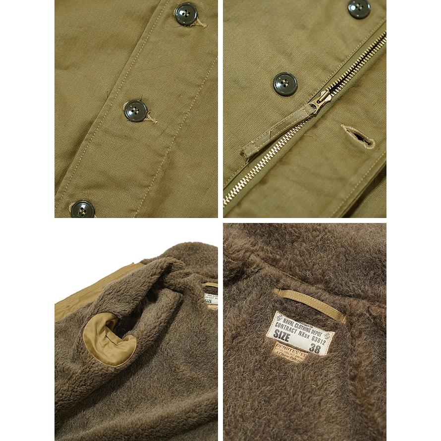 BUZZ RICKSON'S（バズリクソンズ） 　BR12032　Type N-1 Khaki  NAVY DEPARTMENT DEMOTEX-ED   アメカジ   メンズ   フライトジャケット   ミリタリージ… | BUZZ RICKSON'S | 03