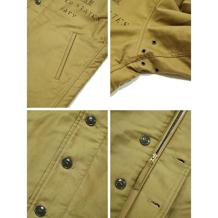 バズリクソンズ　BUZZ RICKSON'S　BR15766　Type N-1 Khaki [ NAVY DEPARTMENT DEMOTEX-ED ] [ STENCIL "MIDWAY" ]　アメカジ　メンズ　ミリタリージャケット | BUZZ RICKSON'S | 02