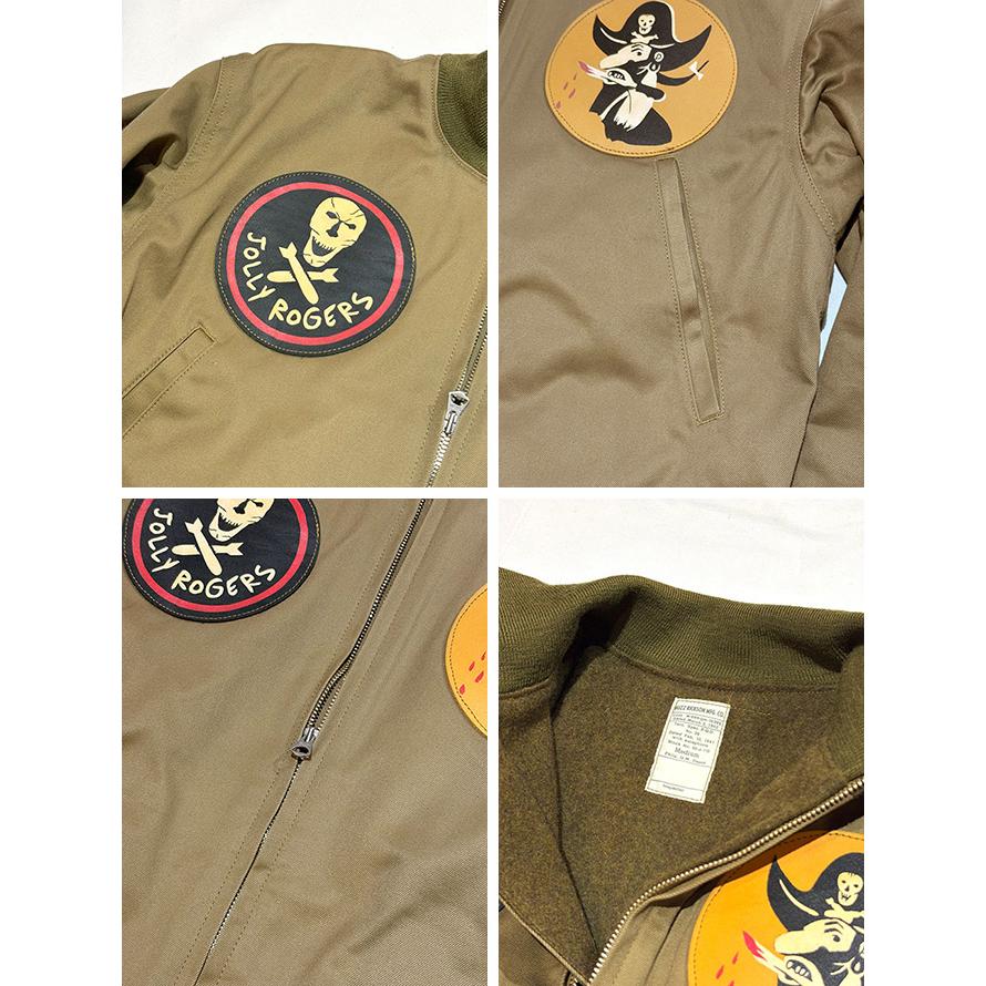 バズリクソンズ　BUZZ RICKSON'S　BR15995　Type TANKERS SLASH POCKET [ 90th BOMB. GROUP JORRY ROCERS ] [ BUZZ RICKSON MFG. CO. ]　ミリタリージャケット | BUZZ RICKSON'S | 02