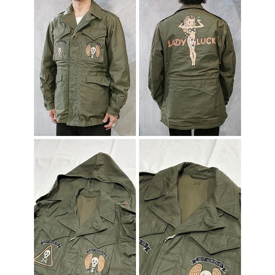 バズリクソンズ　BUZZ RICKSON'S　BR15996　Type M-1943　[ BUZZ RICKSON MFG. CO. "HAND PAINT" ] [ 5th BOMB.GROUP BOMBER BARONS ]　ミリタリージャケット | BUZZ RICKSON'S | 01