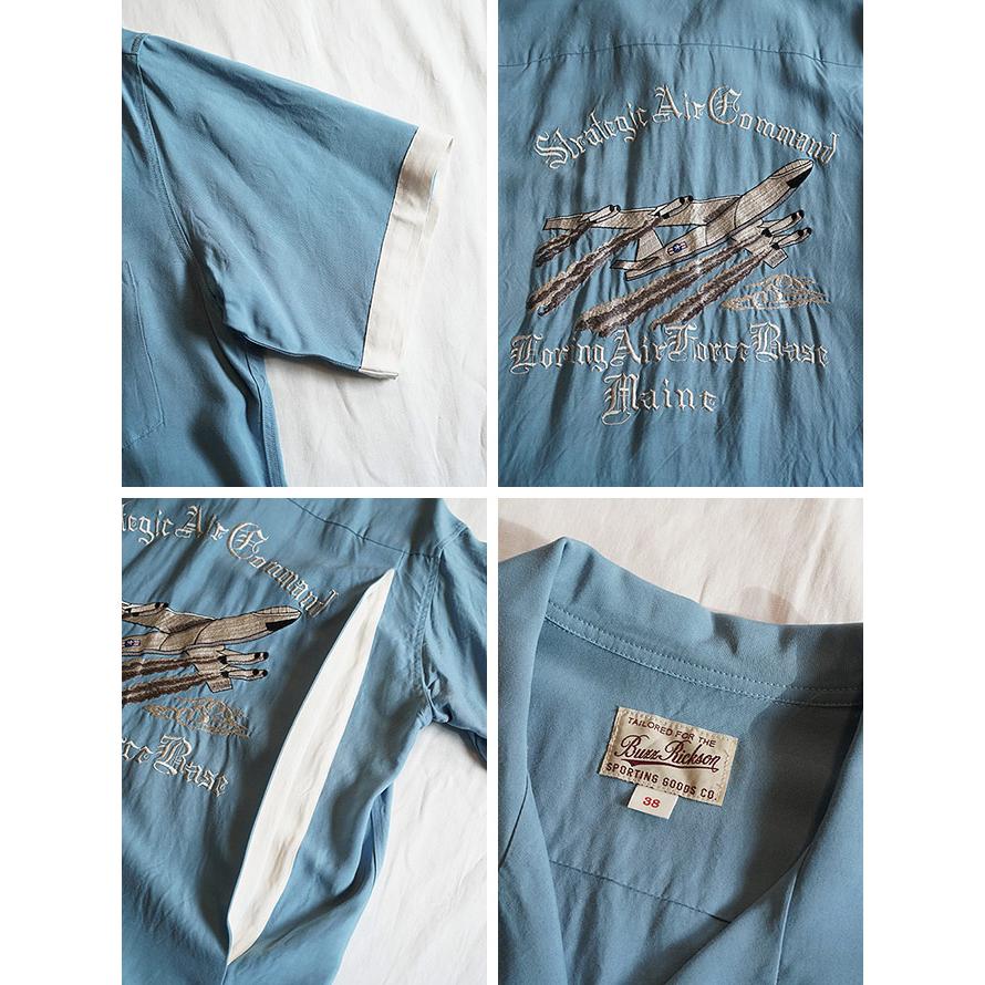 バズリクソンズ　BUZZ RICKSON'S　BR39735　レーヨンボーリングシャツ [ RAYON BOWLING SHIRT ] [ STRATEGIC AIR COMMAND ] ボーリングシャツ　アメカジ　メンズ | BUZZ RICKSON'S | 02
