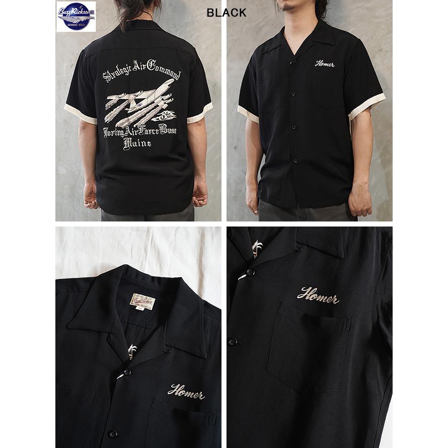 バズリクソンズ　BUZZ RICKSON'S　BR39735　レーヨンボーリングシャツ [ RAYON BOWLING SHIRT ] [ STRATEGIC AIR COMMAND ] ボーリングシャツ　アメカジ　メンズ | BUZZ RICKSON'S | 03