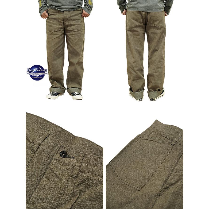 バズリクソンズ　BUZZ RICKSON'S　BR42531　TROUSERS, WORKING, BROWN DENIM　[ Army Denim Pans ]　軍パン　アメカジ　メンズ | BUZZ RICKSON'S | 01