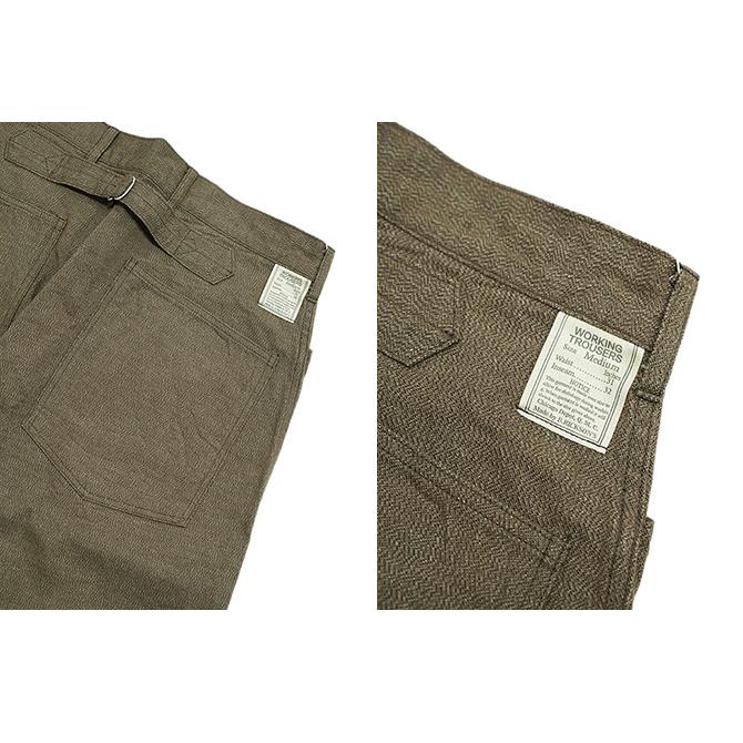 バズリクソンズ　BUZZ RICKSON'S　BR42531　TROUSERS, WORKING, BROWN DENIM　[ Army Denim Pans ]　軍パン　アメカジ　メンズ | BUZZ RICKSON'S | 03